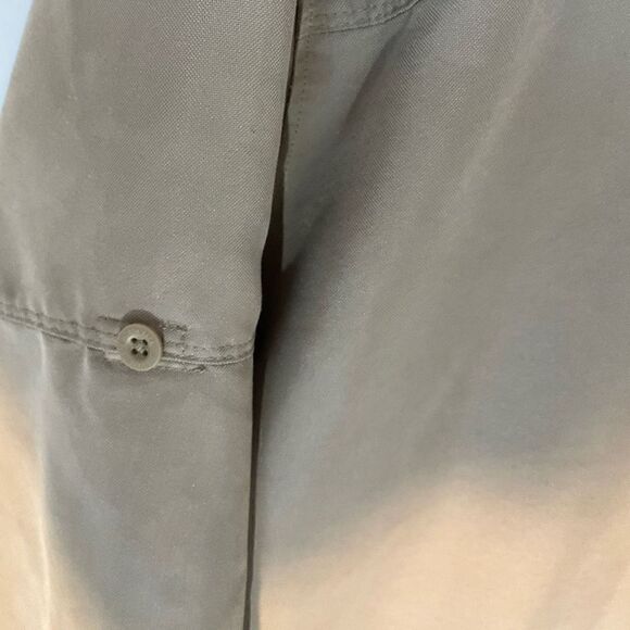 Men’s The North Face Button Down Utility Oxford Shirt Shacket, khaki, XL - Picture 11 of 16